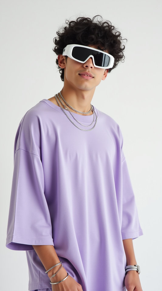 Oversized Tee - Lavender